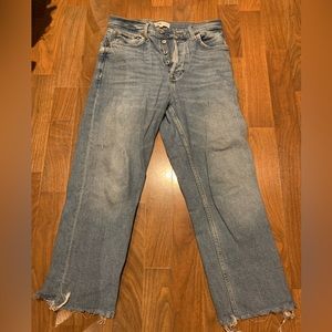 Redone stovepipe jeans
